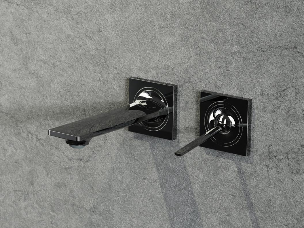 GROHE Allure hard Graphite wall mounted basin mixer